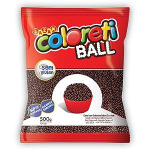Cereal Jazam Coloreti Micro Ball Chocolate Ao Leite - Embalagem com 500G