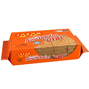 Doce de Amendoim Jazam Gibi - Embalagem com 800G