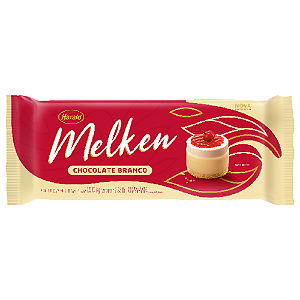 Chocolate Barra Melken Branco - Embalagem com 1,010KG