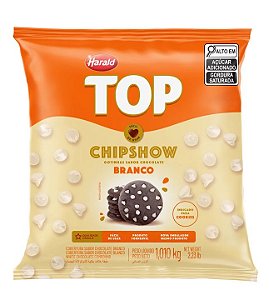 Cobertura Forneável Top Harald Gota Chips Sabor Chocolate Branco   - Embalagem com 1,01KG
