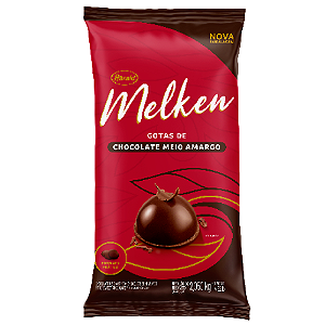 Chocolate Gotas Melken Meio Amargo - Embalagem com 2,050KG