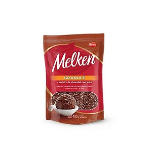 Confeito Granulé Melken Chocolate Ao Leite - Embalagem com 400G