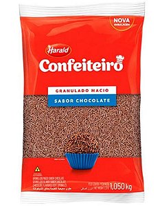 Granulado Macio Confeiteiro Chocolate Harald- Pacote 1,050KG