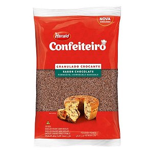 Granulado Crocante Confeiteiro Sabor Chocolate - Embalagem com 2,05KG