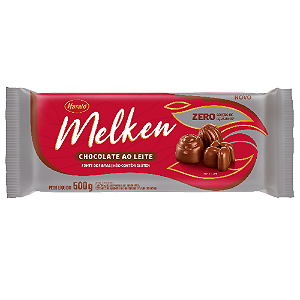 Chocolate Melken ao Leite Zero Açúcar - Embalagem com 500G