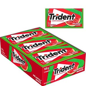 Chiclete Trident Sabor Melancia - Display 168G