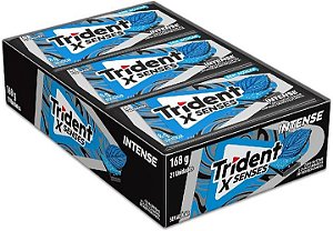 Chiclete Trident Sabor Fresh Intense - Display 168G