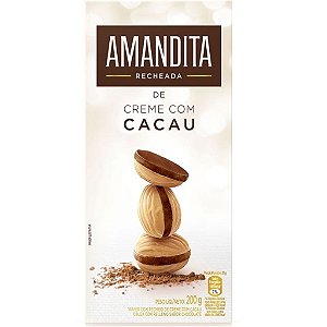 Wafer Recheado Amandita com Cacau - Embalagem com 200G