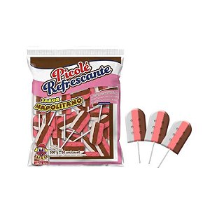 Pirulito Santa Rita Picolé Napolitano - Pacote com 500G