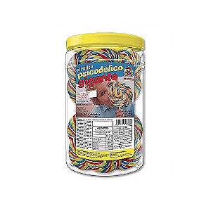 Pirulito Psicodélico Gigante - Pote com 1.050KG