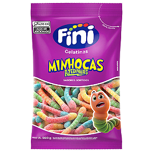Gelatinas Fini Minhocas Cítricas - Embalagem com 80G