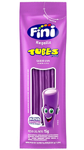 Gelatina Tubes Uva 15G