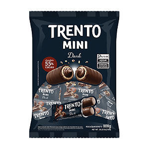 Wafer Trento Mini Dark - Pacote 800G