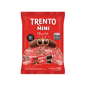 Wafer Trento Mini Sabor Chocolate - Pacote 800G