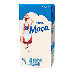 Leite Condensado Semidesnatado Moça - Embalagem com 395G