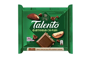 Chocolate Talento Castanhas do Pará - Embalagem com 85G