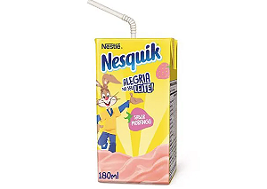 Bebida Láctea Nesquik Sabor Morango - Embalagem com 180ML