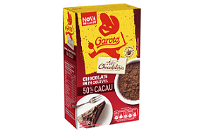 Chocolate em Pó Garoto 50% Cacau - Embalagem com 200G