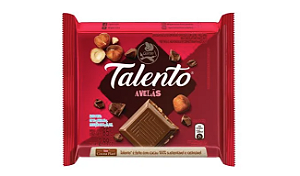 Chocolate Talento Avelãs - Embalagem com 85G