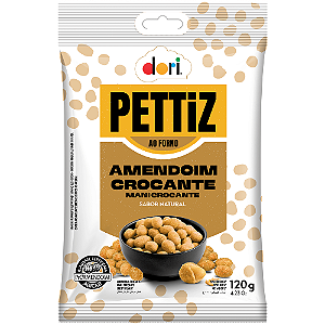 Amendoim Dori Pettiz Crocante Sabor Natural - Embalagem com 120G