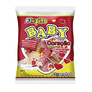 Pirulito Baby Coração 50UN