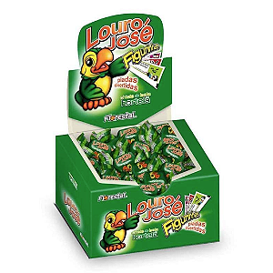 Chiclete Louro José Sabor Hortelã - Embalagem com 140G