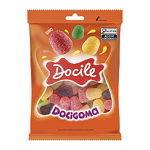 Bala de Goma Docile Sortida - Embalagem com 500G