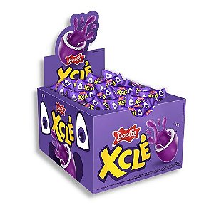 Chiclete Xclé Uva Docile -  40 UN