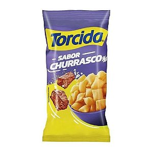 Salgadinho Torcida Sabor Churrasco - Pacote com 70G