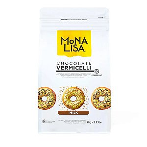 Granulado Belga Milk Monalisa Vermicelli - Pacote de 1kg