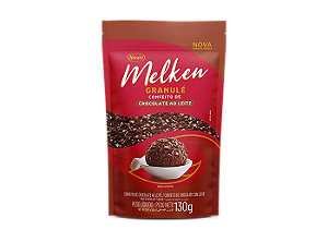 Confeito Granulé Melken Chocolate Ao Leite - Embalagem com 130G