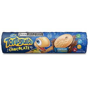 Biscoito Recheado Arcor Tortuguita Sabor Chocolate - Embalagem com 120G