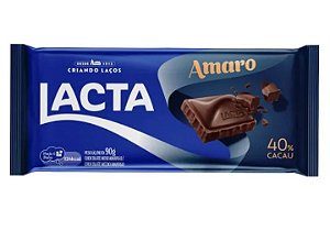 Chocolate Lacta Amaro - Embalagem com 80G