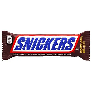Chocolate Snickers Original - Embalagem com 45G