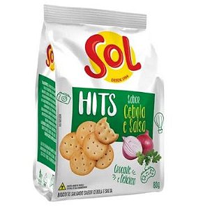 Biscoito Sol Hit Sabor Cebola Salsa - 80G