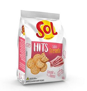 Sol Biscoito Hit Sabor Presunto - 80G