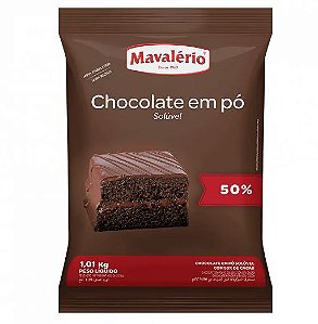 Mavalério Chocolate  Em Pó Soluvel 50% Cacau 1,01 Kg