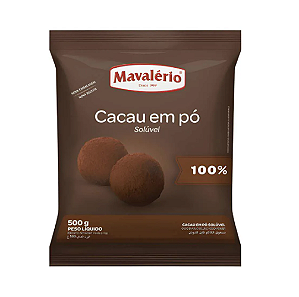 Cacau em Pó Mavalério 100% - Embalagem com 500G
