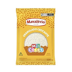 Mavalério Granulado Crocante Branco 500G