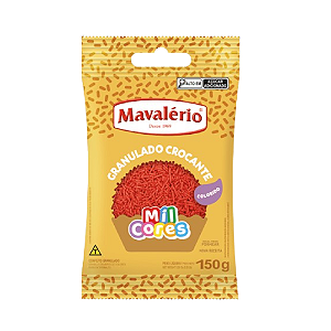 Granulado Crocante Mavalério Rosa - Embalagem com 150G