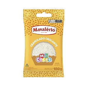 Mavalério Granulado Crocante Branco 150G