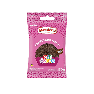 Granulado Macio Mavalério Sabor Chocolate - Embalagem com 120G
