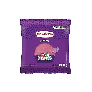 Mavalério Açúcar Colorido Rosa Mil Cores 300G