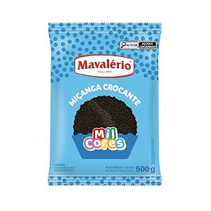 Mavalério Confeito Miçanga Preto 500G