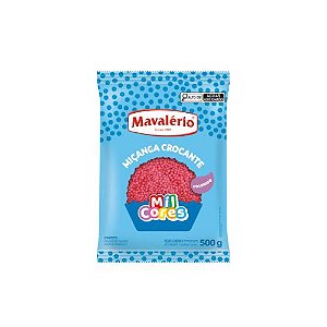 Mavalério Confeito Miçanga Rosa 500G