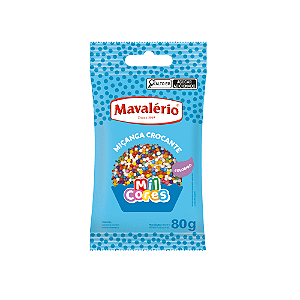 Confeito Mavalério Miçanga Sortido - Embalagem com 80G