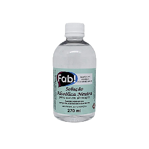 Solução Alcoólica Neutra Fab! - Embalagem com 270ML