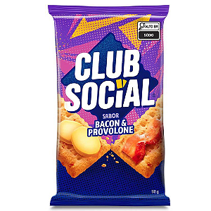 Biscoito Club Social Sabor Provolone Mondelez  6x23,5G