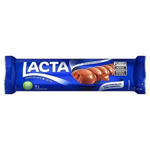 Chocolate Lacta Ao Leite 34G