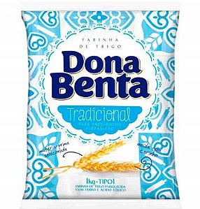 Farinha Trigo Dona Benta Tradicional Sem Fermento - 1KG